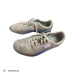 Puma Women’s Gray Lilac Walking Shoe Sneaker size 8 Eco Ortholite 35955103